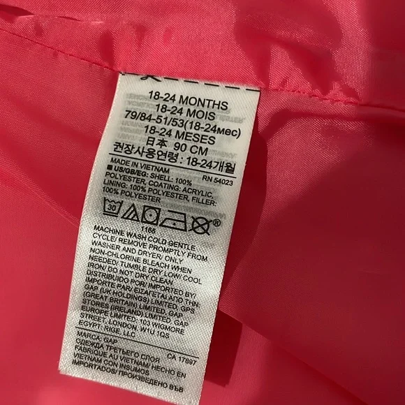 Baby Gap Toddler Leopard Puffler Vest - Picture 6 of 7